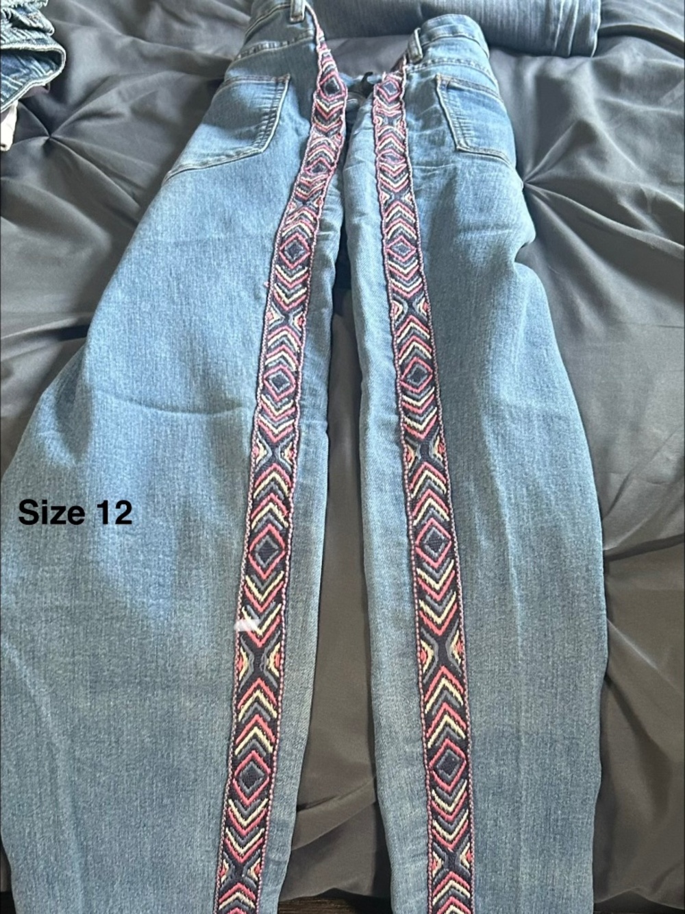 Embroidered jeans